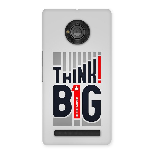 Think Big Back Case for Yuphoria