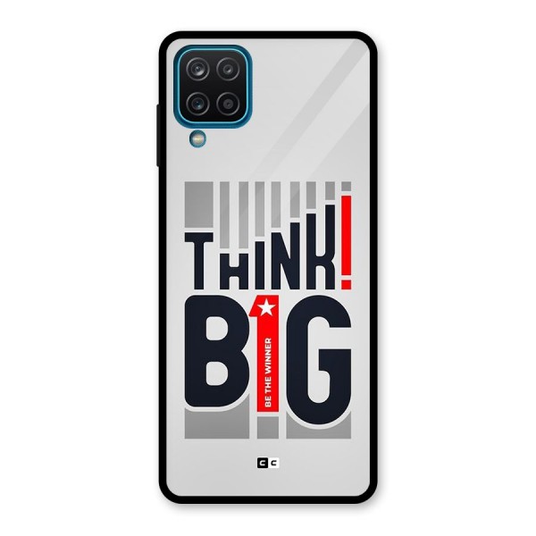 Think Big Glass Back Case for Galaxy A12