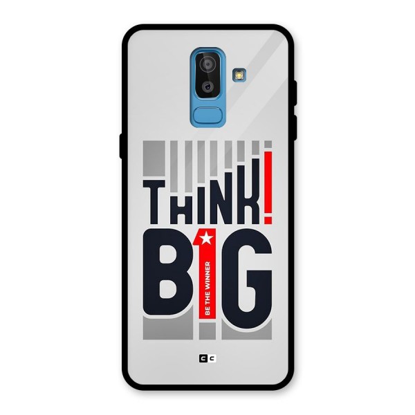 Think Big Glass Back Case for Galaxy J8