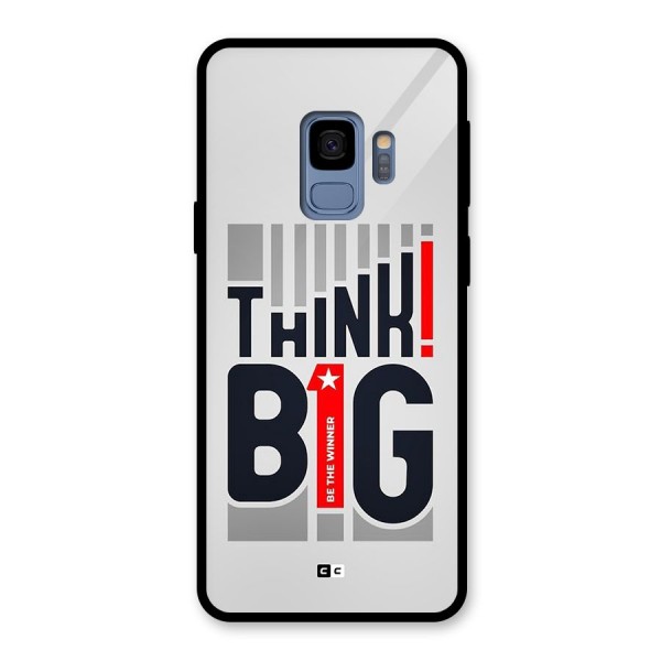 Think Big Glass Back Case for Galaxy S9