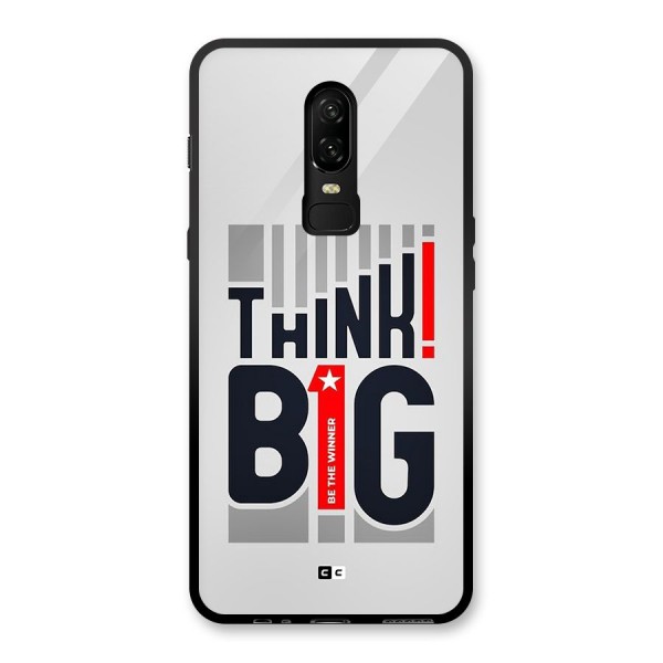 Think Big Glass Back Case for OnePlus 6