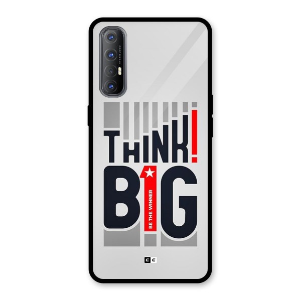 Think Big Glass Back Case for Oppo Reno3 Pro