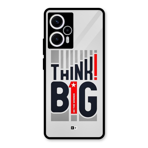 Think Big Glass Back Case for Poco F5