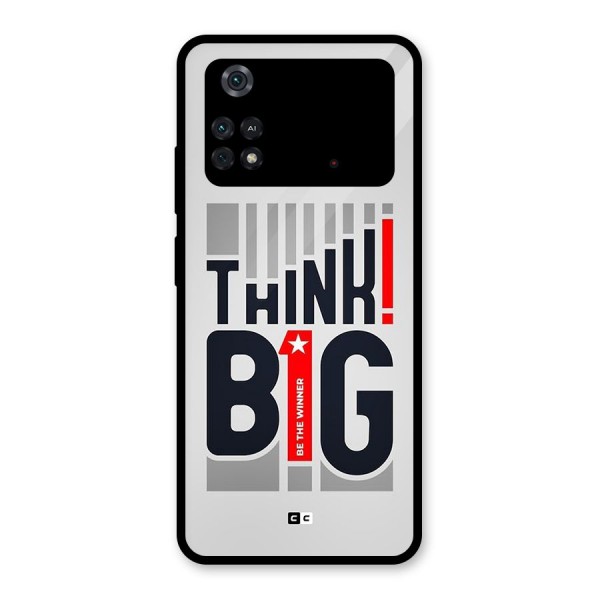 Think Big Glass Back Case for Poco M4 Pro 4G