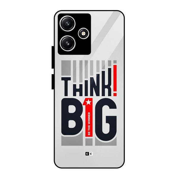 Think Big Glass Back Case for Poco M6 Pro