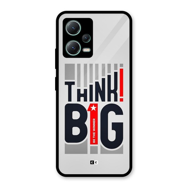 Think Big Glass Back Case for Poco X5