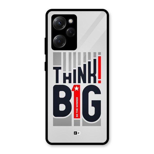 Think Big Glass Back Case for Poco X5 Pro