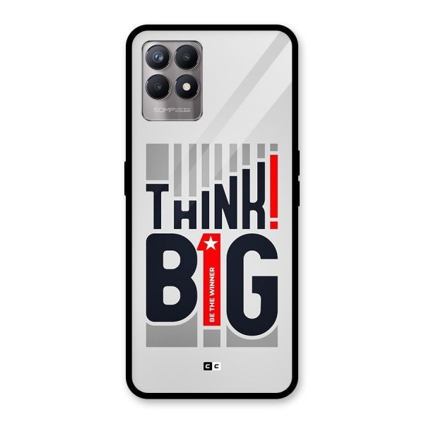 Think Big Glass Back Case for Realme 8i