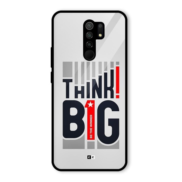 Think Big Glass Back Case for Redmi 9 Prime