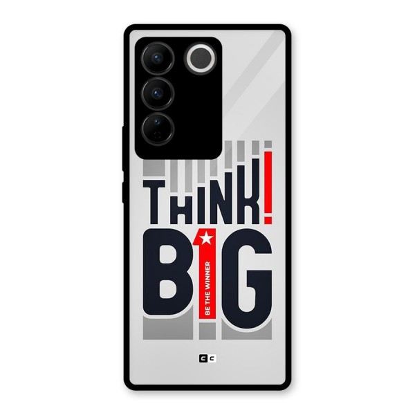 Think Big Glass Back Case for Vivo V27 Pro