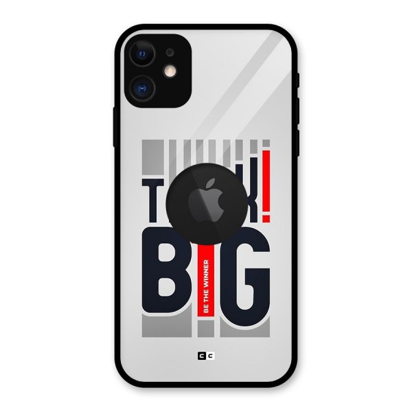 Think Big Glass Back Case for iPhone 11 Logo Cut