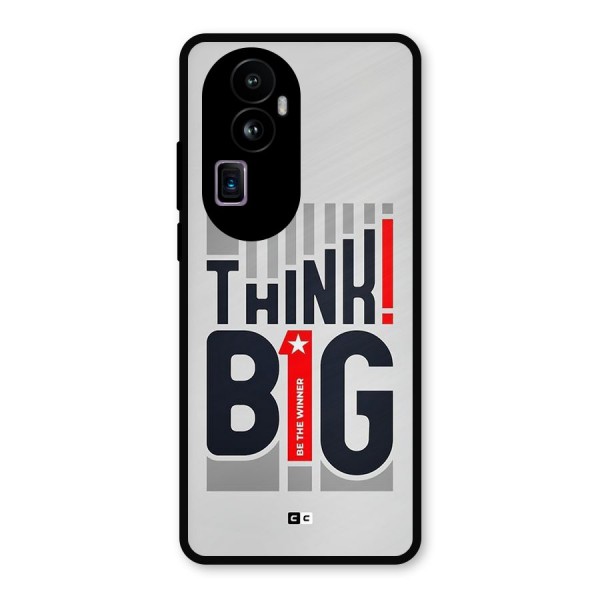 Think Big Metal Back Case for Oppo Reno10 Pro Plus