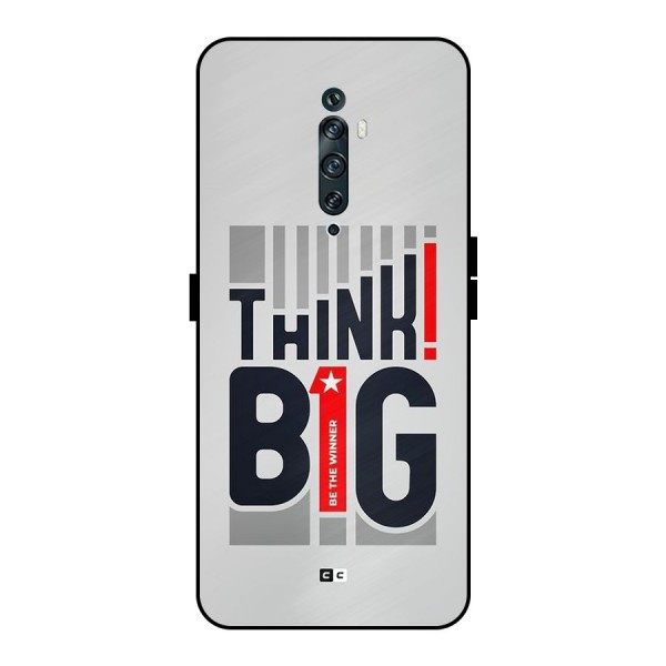 Think Big Metal Back Case for Oppo Reno2 F