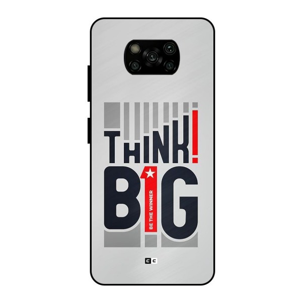 Think Big Metal Back Case for Poco X3