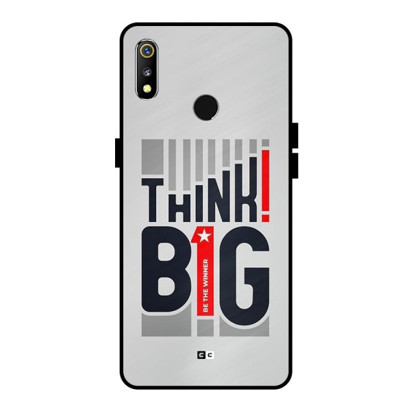 Think Big Metal Back Case for Realme 3