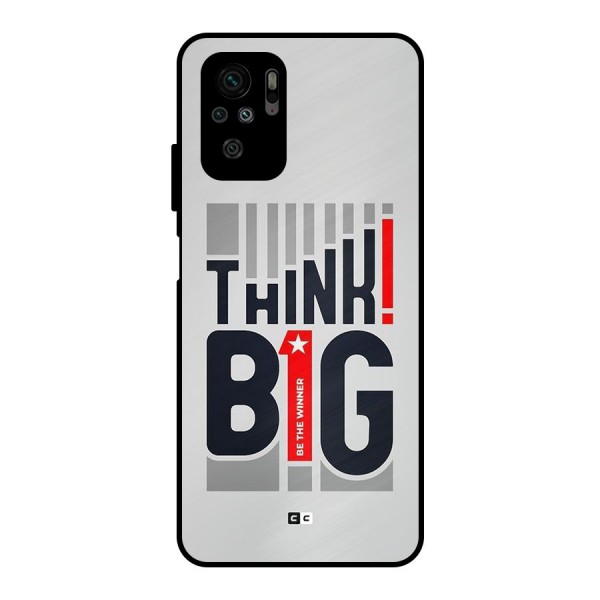 Think Big Metal Back Case for Redmi Note 10