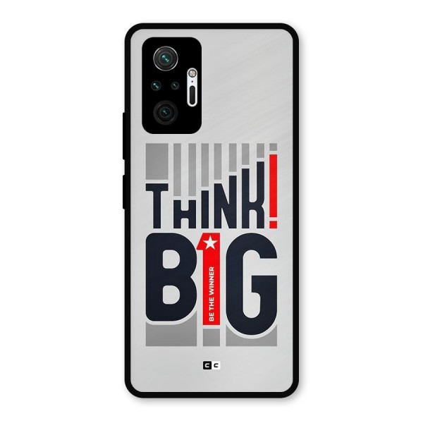 Think Big Metal Back Case for Redmi Note 10 Pro