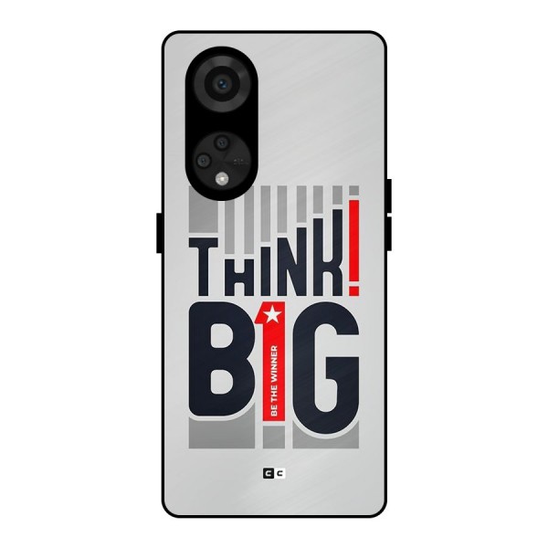 Think Big Metal Back Case for Reno8 T 5G