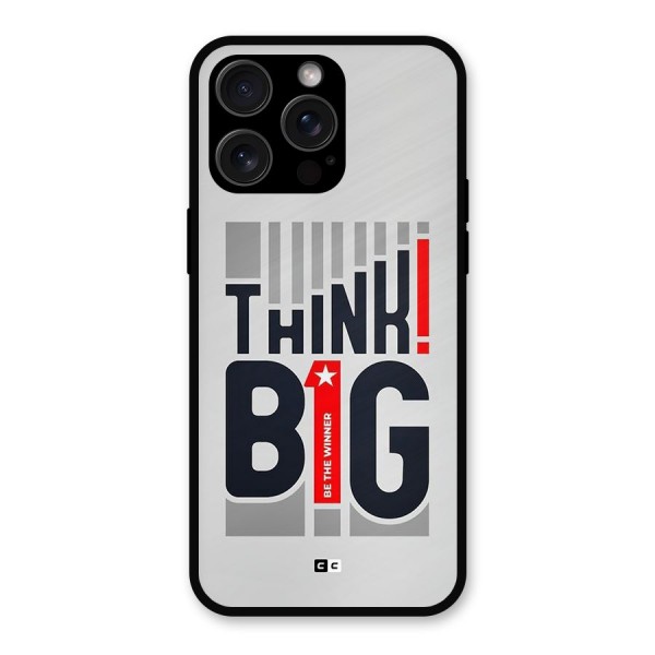 Think Big Metal Back Case for iPhone 15 Pro Max