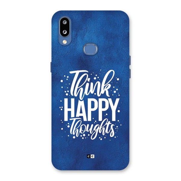 Think Happy Thoughts Back Case for Galaxy M01s