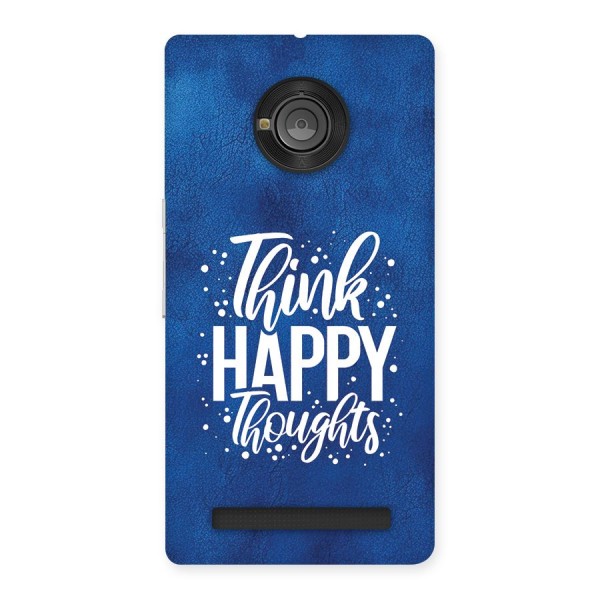 Think Happy Thoughts Back Case for Yuphoria