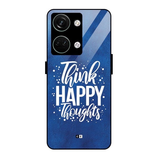 Think Happy Thoughts Glass Back Case for Oneplus Nord 3