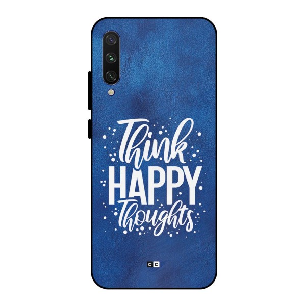 Think Happy Thoughts Metal Back Case for Mi A3