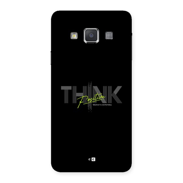 Think Positive Only Back Case for Galaxy A3