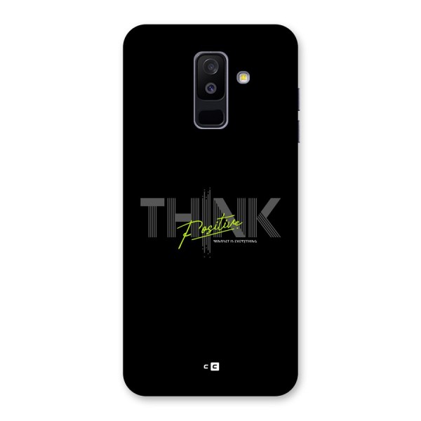 Think Positive Only Back Case for Galaxy A6 Plus