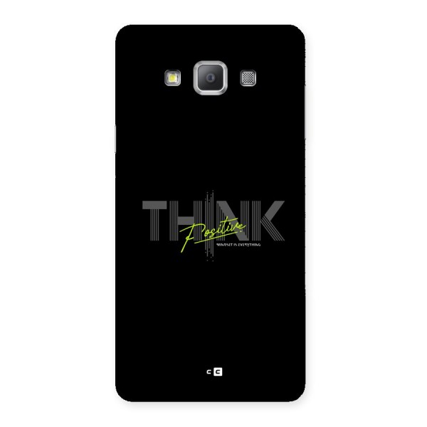 Think Positive Only Back Case for Galaxy A7