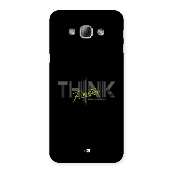 Think Positive Only Back Case for Galaxy A8