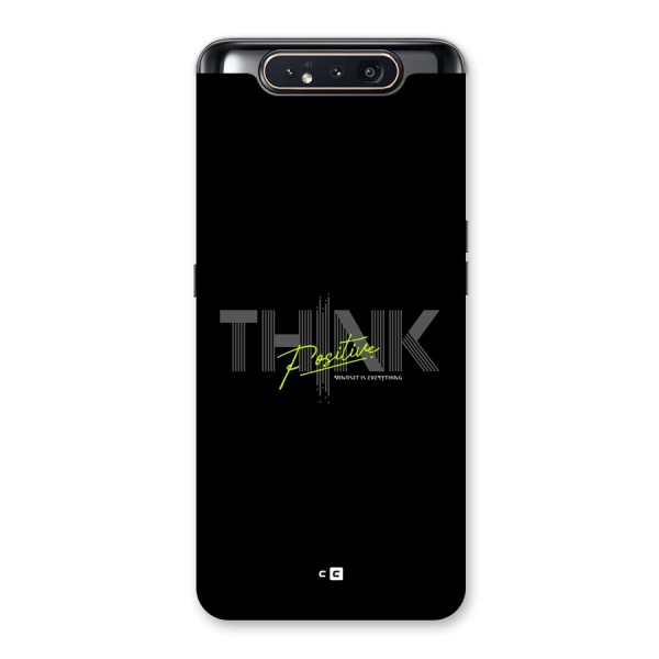 Think Positive Only Back Case for Galaxy A80