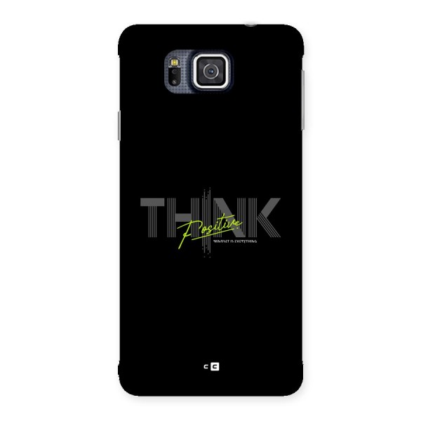 Think Positive Only Back Case for Galaxy Alpha