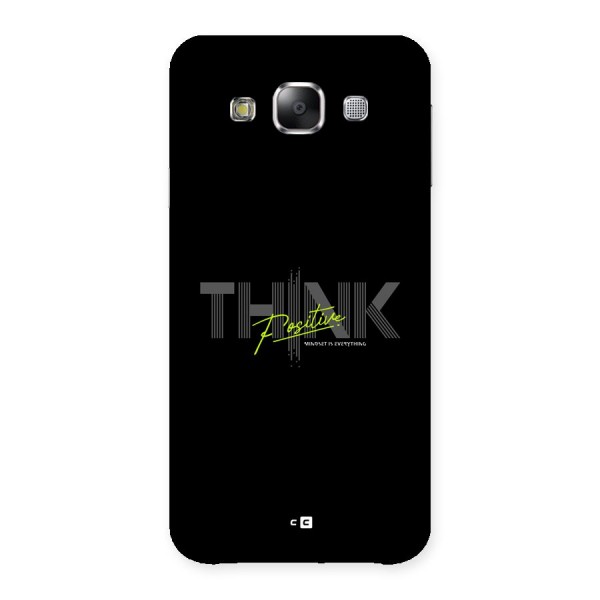 Think Positive Only Back Case for Galaxy E5