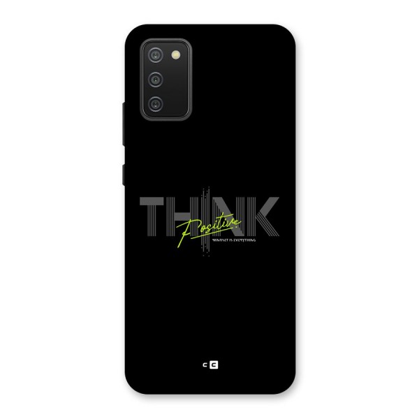 Think Positive Only Back Case for Galaxy F02s