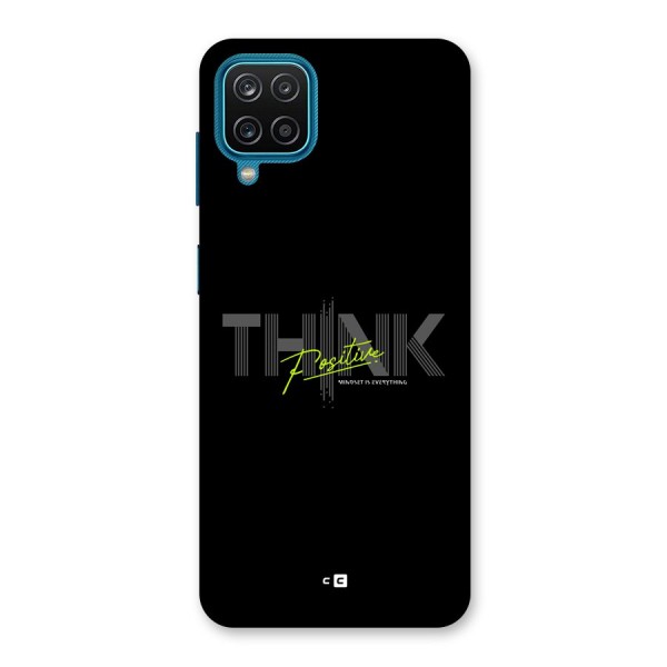 Think Positive Only Back Case for Galaxy F12