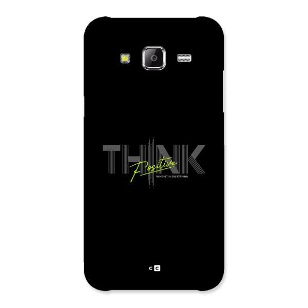 Think Positive Only Back Case for Galaxy J5