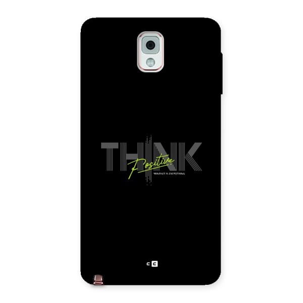 Think Positive Only Back Case for Galaxy Note 3