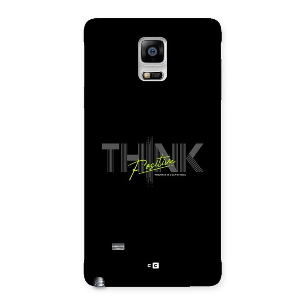 Think Positive Only Back Case for Galaxy Note 4