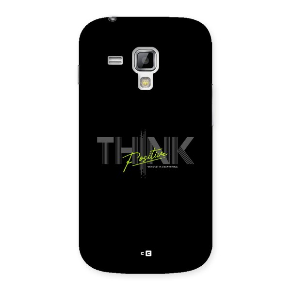 Think Positive Only Back Case for Galaxy S Duos