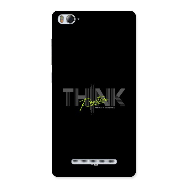 Think Positive Only Back Case for Mi4i