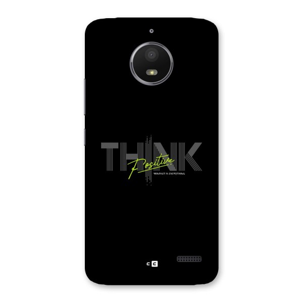 Think Positive Only Back Case for Moto E4