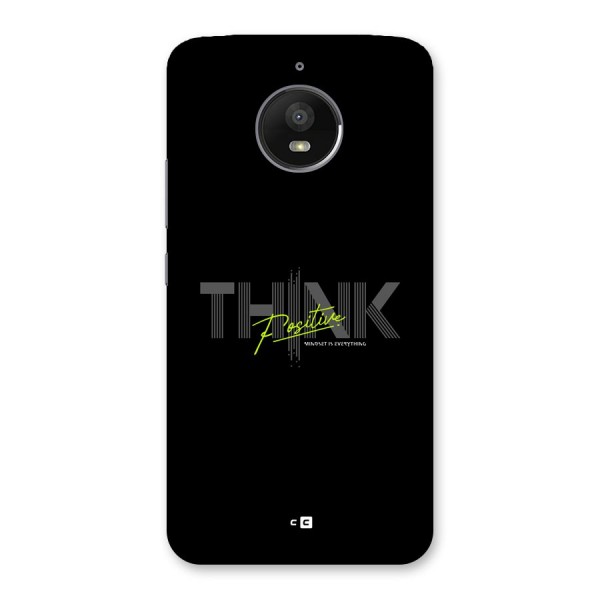 Think Positive Only Back Case for Moto E4 Plus