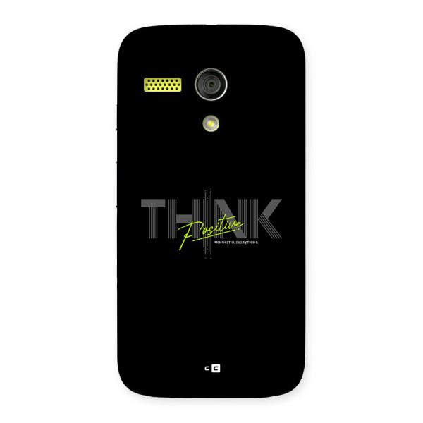 Think Positive Only Back Case for Moto G