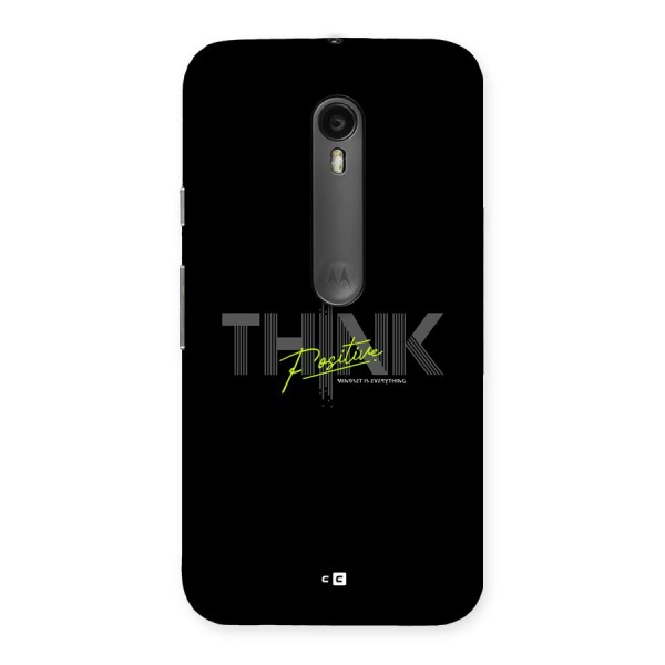 Think Positive Only Back Case for Moto G3