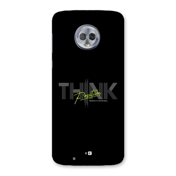 Think Positive Only Back Case for Moto G6