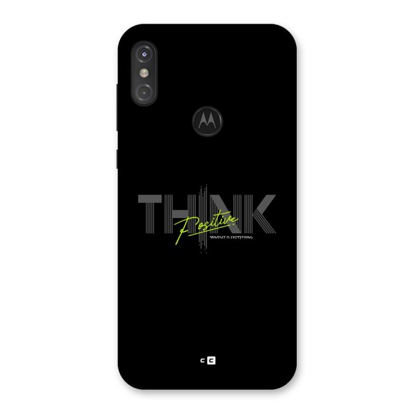 Think Positive Only Back Case for Motorola One Power