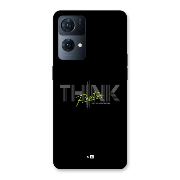 Think Positive Only Back Case for Oppo Reno7 Pro 5G