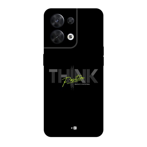 Think Positive Only Back Case for Oppo Reno8 5G