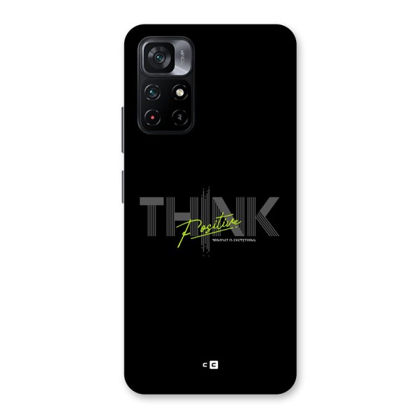 Think Positive Only Back Case for Poco M4 Pro 5G